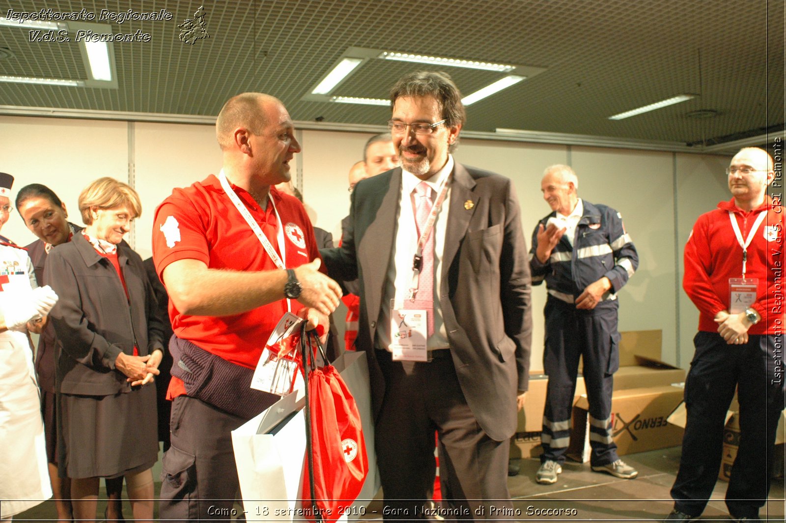 Como - 18 settembre 2010 - Gara Nazionale di Primo Soccorso -  Croce Rossa Italiana - Ispettorato Regionale Volontari del Soccorso Piemonte