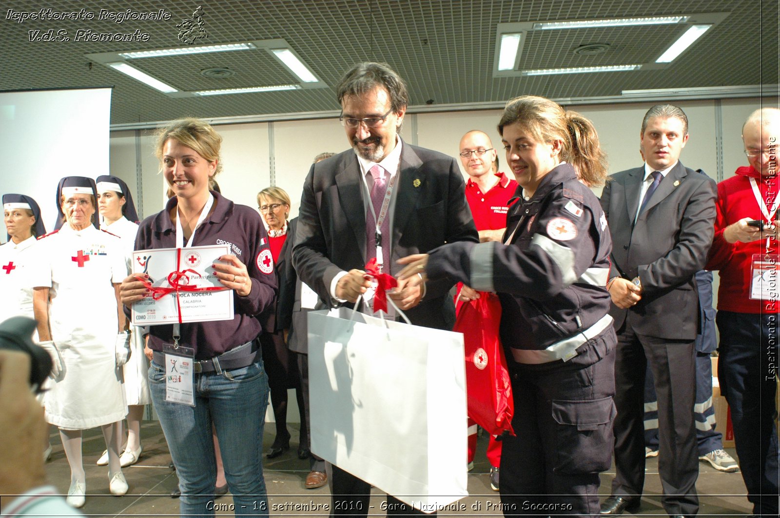 Como - 18 settembre 2010 - Gara Nazionale di Primo Soccorso -  Croce Rossa Italiana - Ispettorato Regionale Volontari del Soccorso Piemonte