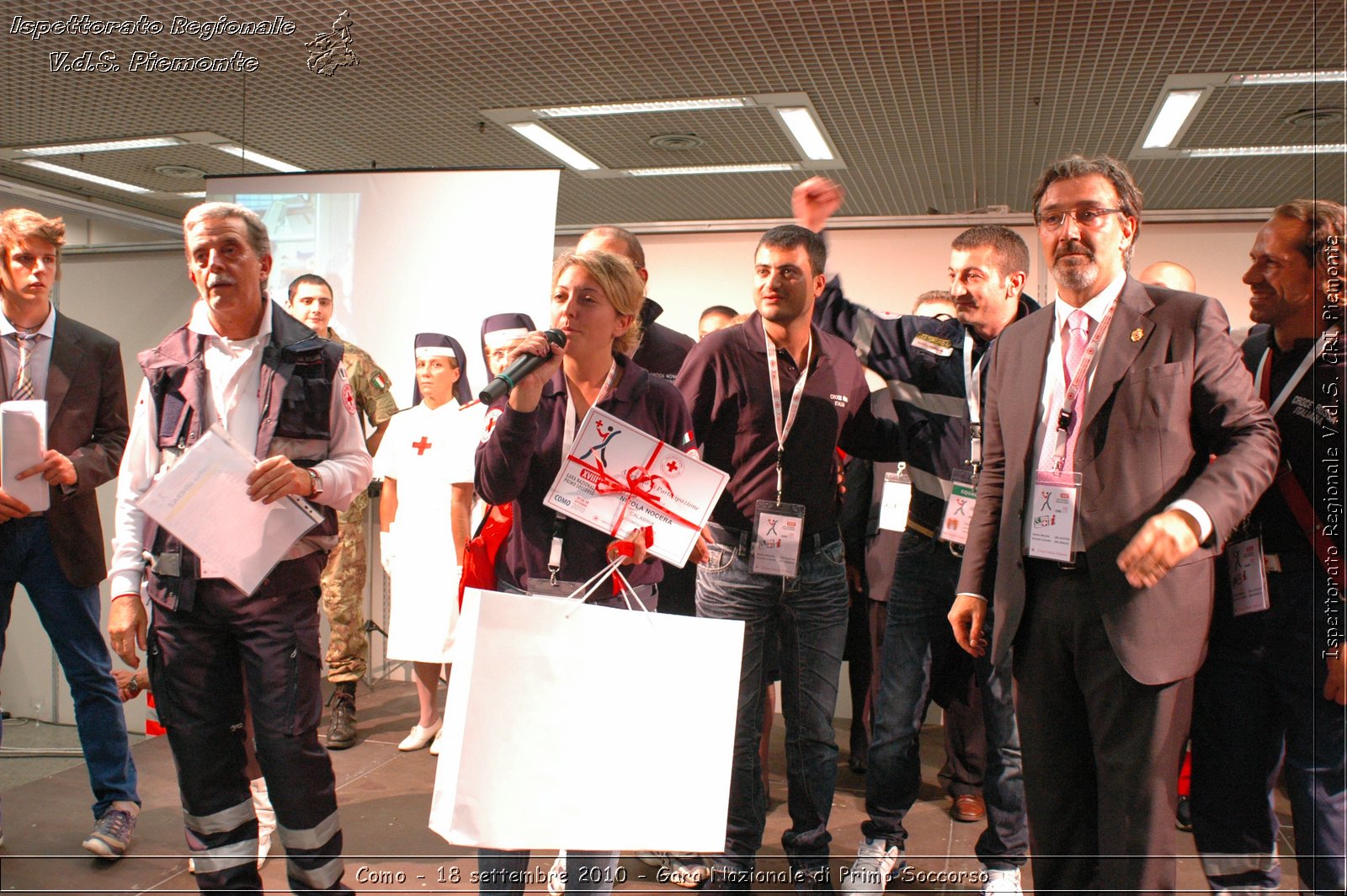 Como - 18 settembre 2010 - Gara Nazionale di Primo Soccorso -  Croce Rossa Italiana - Ispettorato Regionale Volontari del Soccorso Piemonte