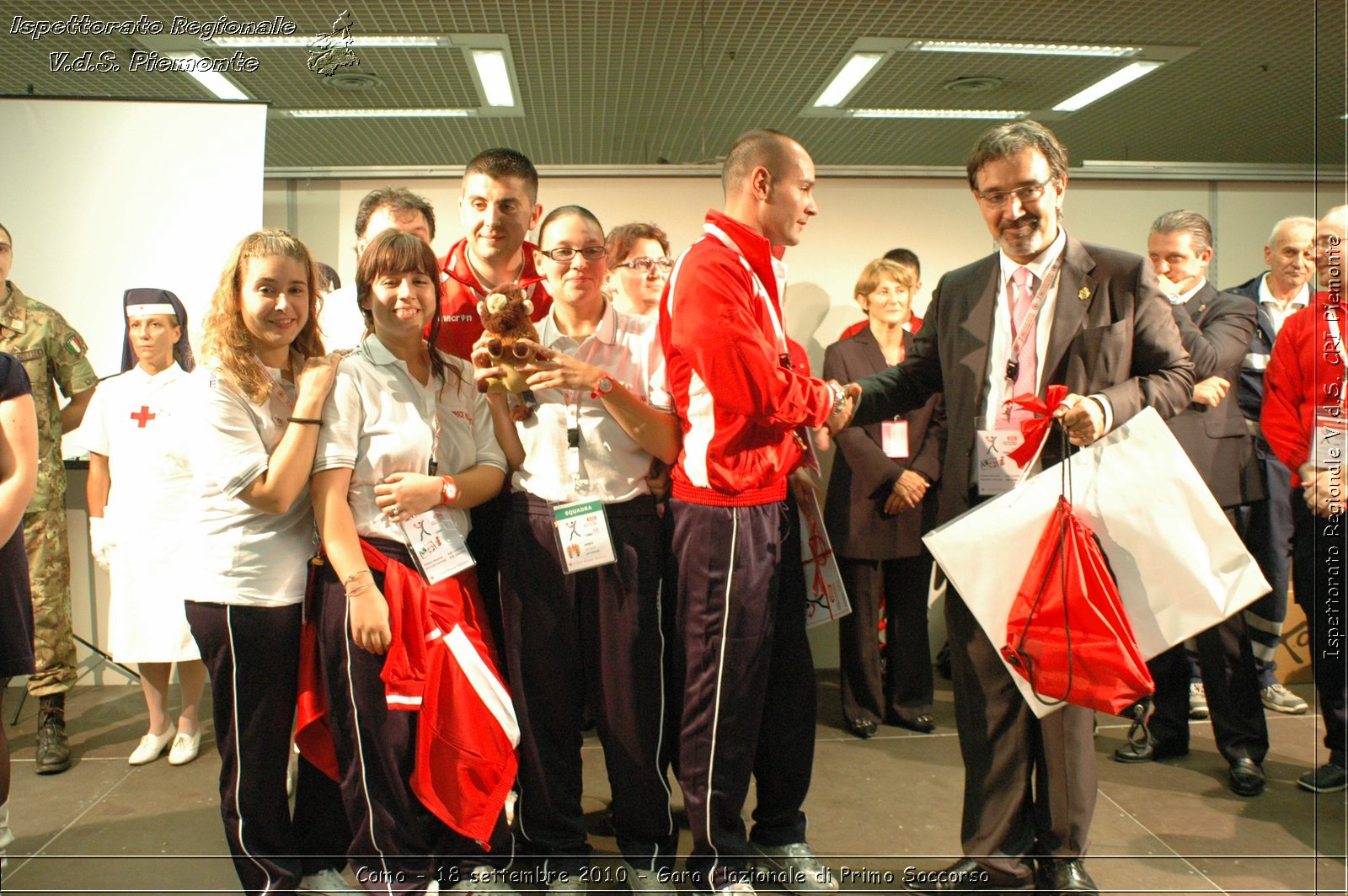 Como - 18 settembre 2010 - Gara Nazionale di Primo Soccorso -  Croce Rossa Italiana - Ispettorato Regionale Volontari del Soccorso Piemonte