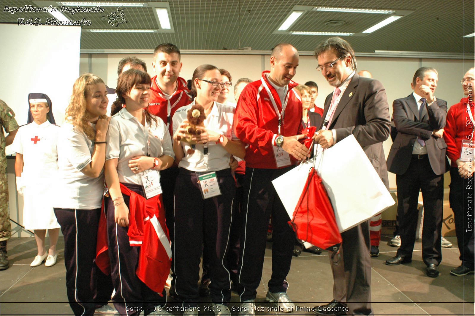 Como - 18 settembre 2010 - Gara Nazionale di Primo Soccorso -  Croce Rossa Italiana - Ispettorato Regionale Volontari del Soccorso Piemonte