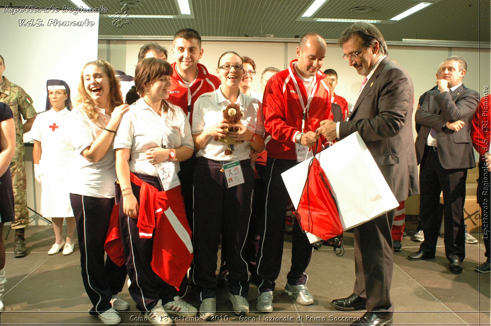 Como - 18 settembre 2010 - Gara Nazionale di Primo Soccorso -  Croce Rossa Italiana - Ispettorato Regionale Volontari del Soccorso Piemonte