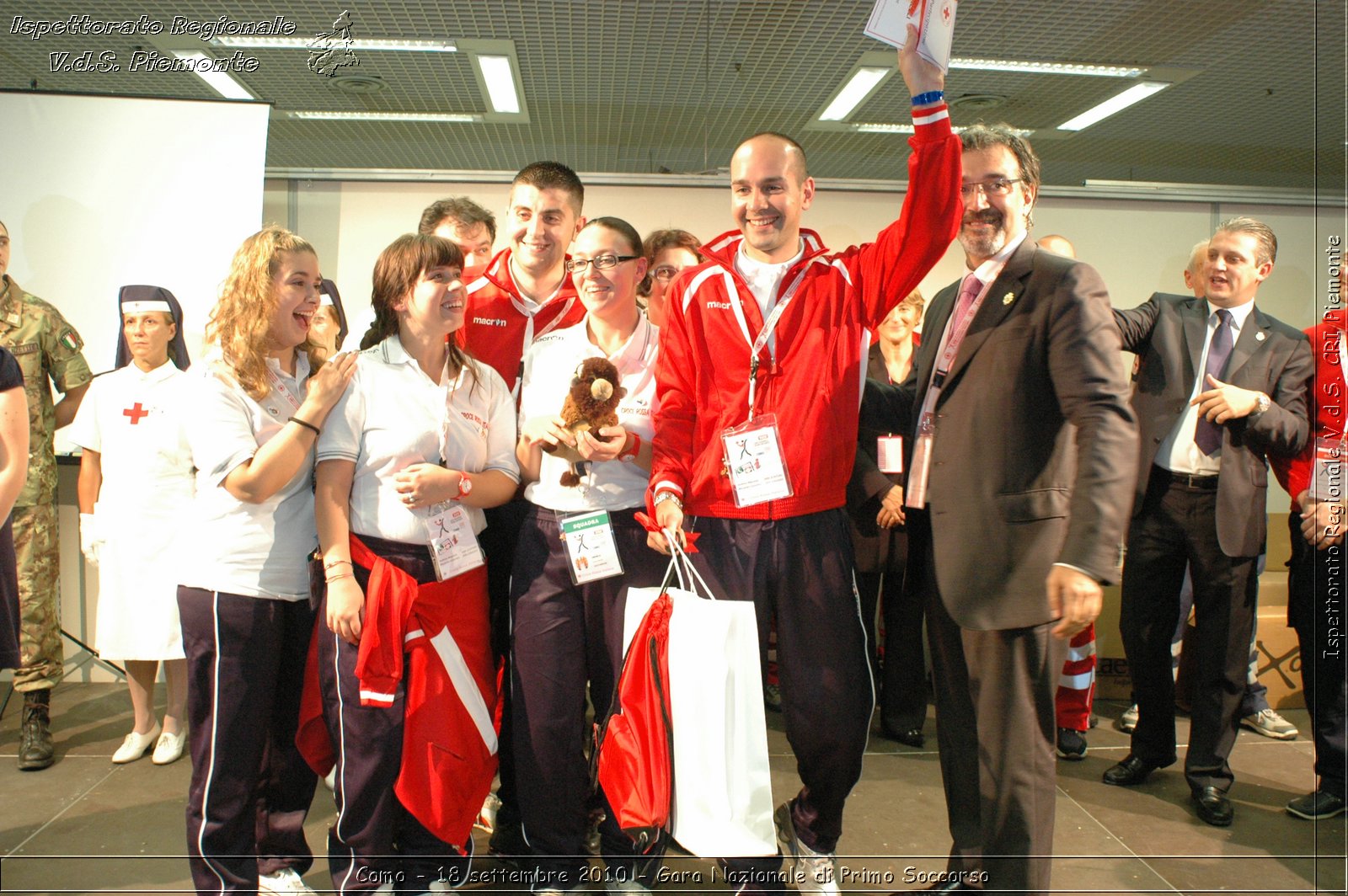 Como - 18 settembre 2010 - Gara Nazionale di Primo Soccorso -  Croce Rossa Italiana - Ispettorato Regionale Volontari del Soccorso Piemonte