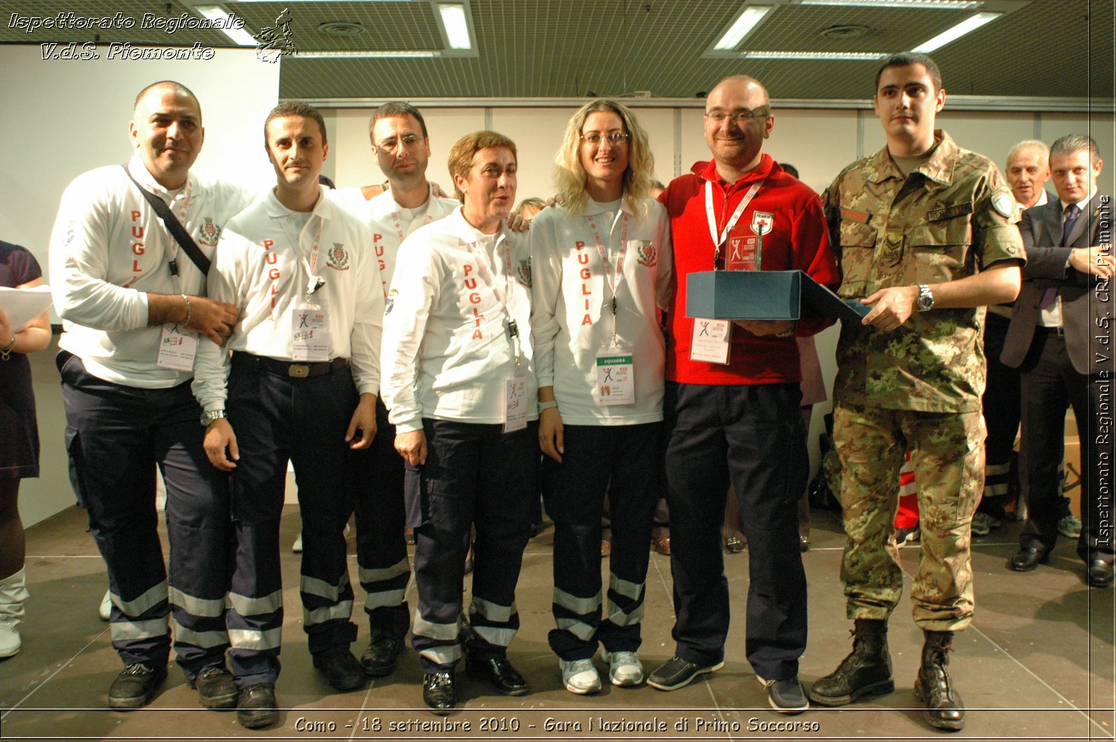 Como - 18 settembre 2010 - Gara Nazionale di Primo Soccorso -  Croce Rossa Italiana - Ispettorato Regionale Volontari del Soccorso Piemonte