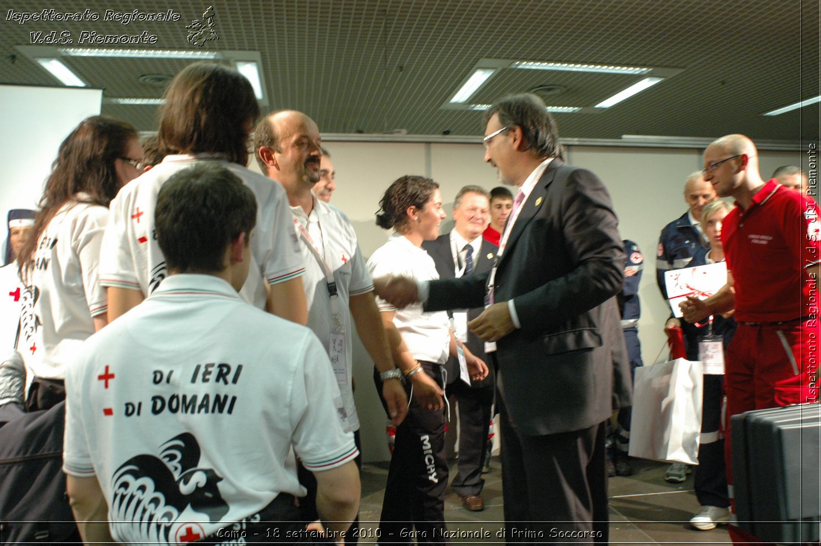 Como - 18 settembre 2010 - Gara Nazionale di Primo Soccorso -  Croce Rossa Italiana - Ispettorato Regionale Volontari del Soccorso Piemonte