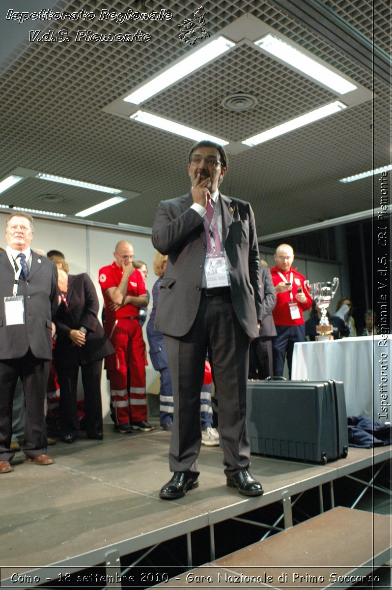 Como - 18 settembre 2010 - Gara Nazionale di Primo Soccorso -  Croce Rossa Italiana - Ispettorato Regionale Volontari del Soccorso Piemonte