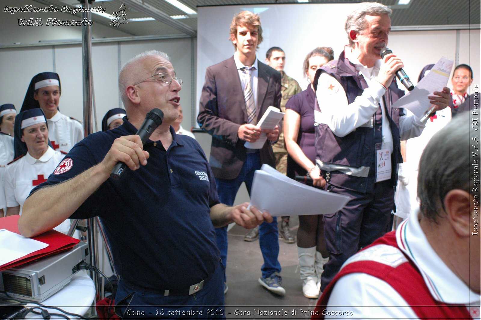 Como - 18 settembre 2010 - Gara Nazionale di Primo Soccorso -  Croce Rossa Italiana - Ispettorato Regionale Volontari del Soccorso Piemonte