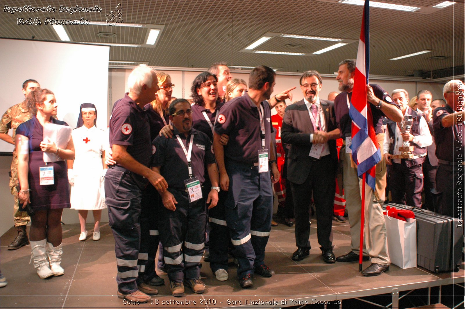 Como - 18 settembre 2010 - Gara Nazionale di Primo Soccorso -  Croce Rossa Italiana - Ispettorato Regionale Volontari del Soccorso Piemonte