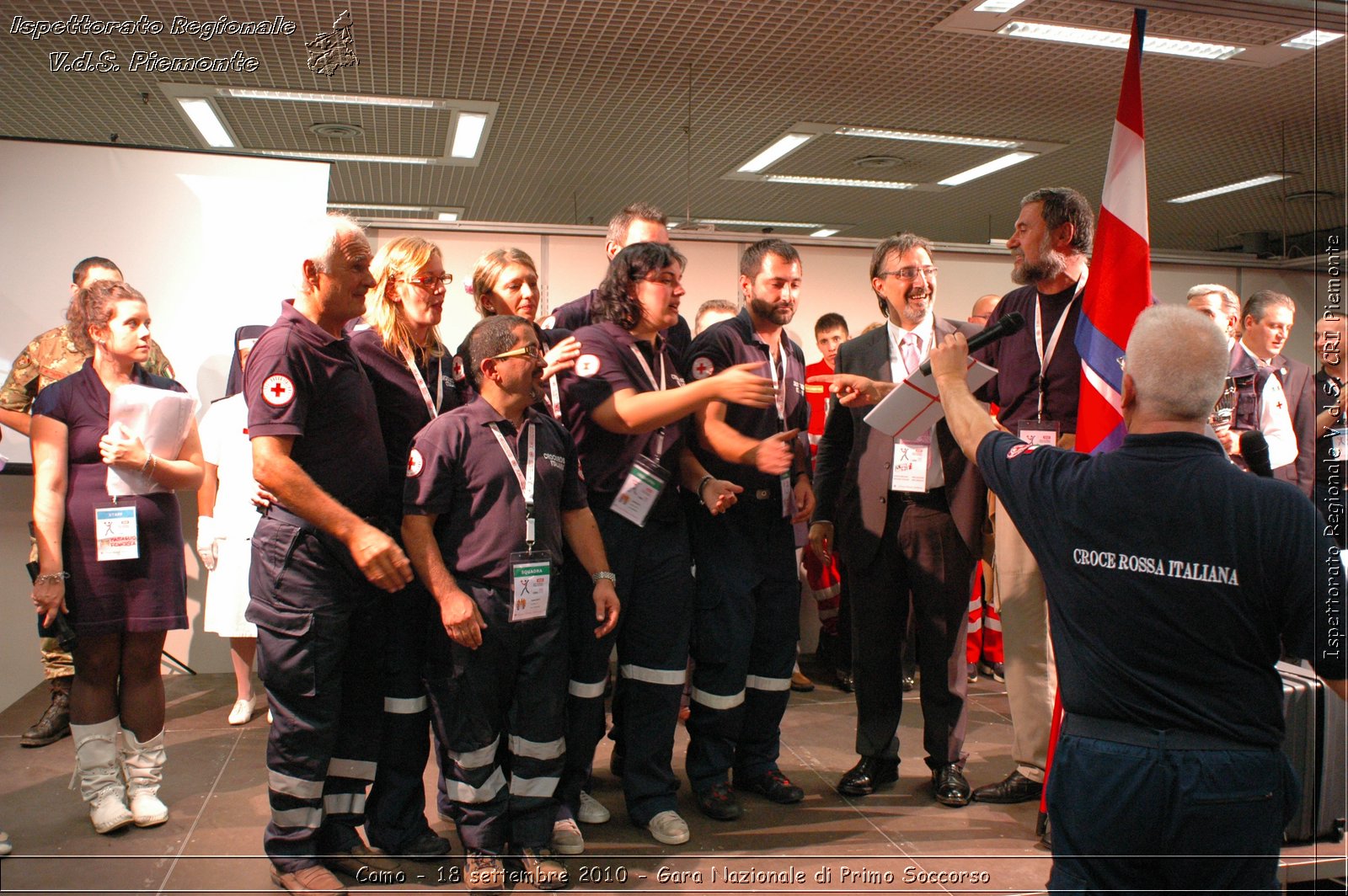 Como - 18 settembre 2010 - Gara Nazionale di Primo Soccorso -  Croce Rossa Italiana - Ispettorato Regionale Volontari del Soccorso Piemonte