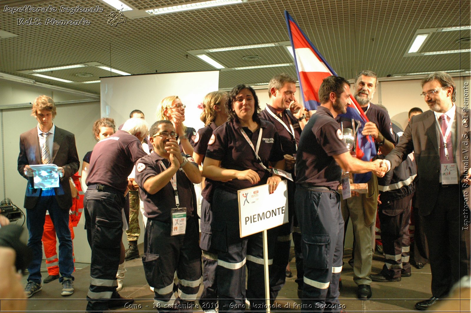 Como - 18 settembre 2010 - Gara Nazionale di Primo Soccorso -  Croce Rossa Italiana - Ispettorato Regionale Volontari del Soccorso Piemonte