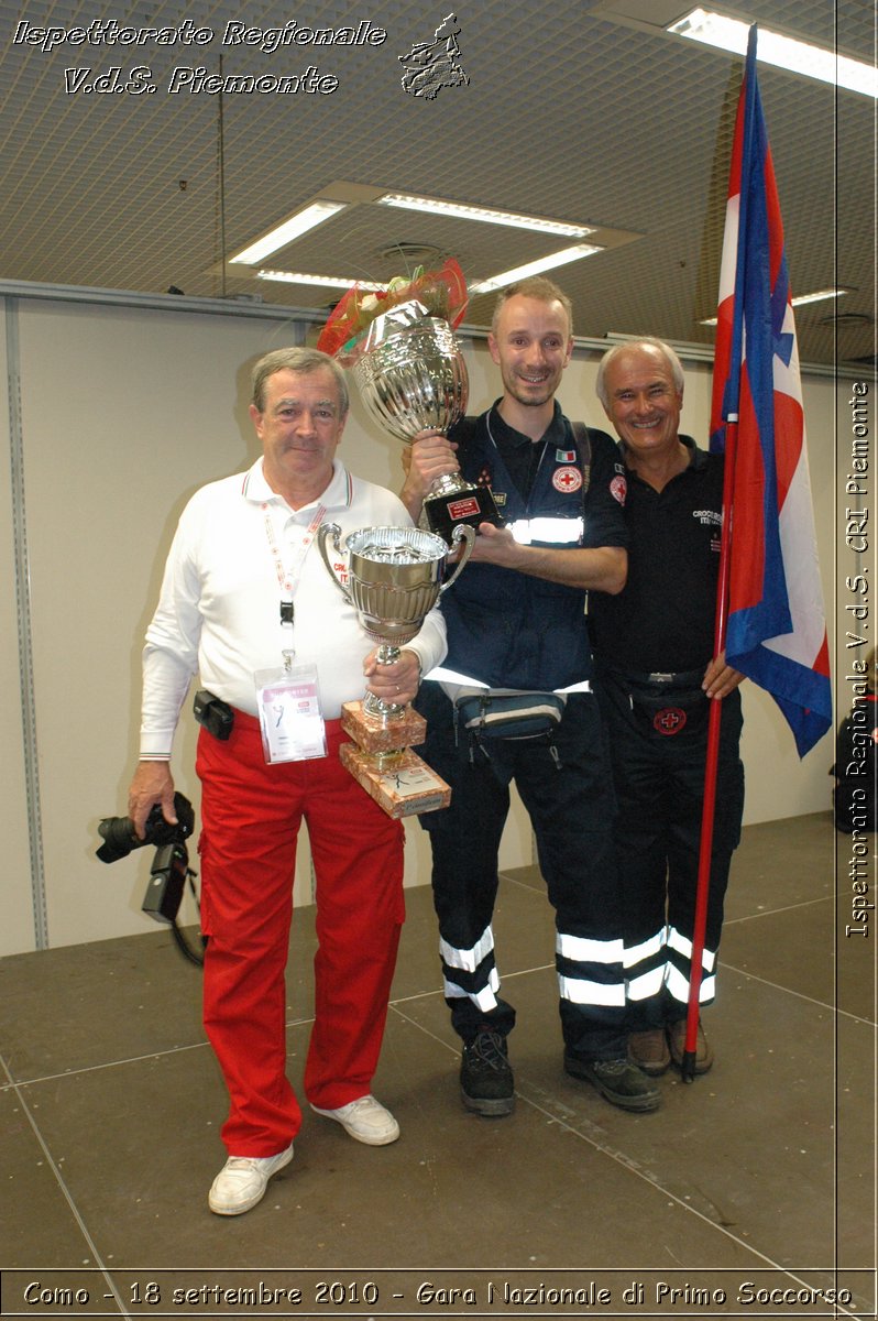 Como - 18 settembre 2010 - Gara Nazionale di Primo Soccorso -  Croce Rossa Italiana - Ispettorato Regionale Volontari del Soccorso Piemonte