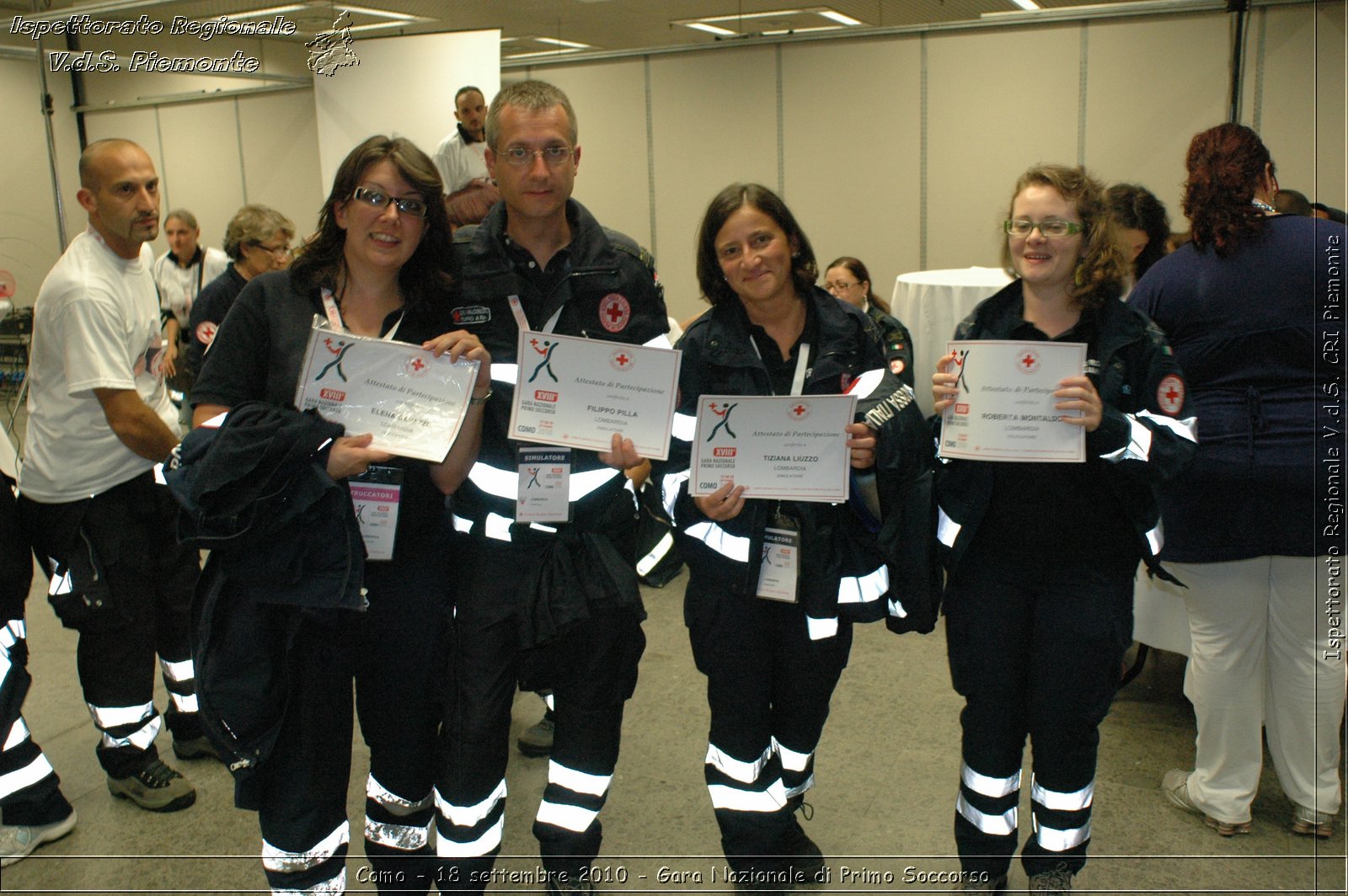 Como - 18 settembre 2010 - Gara Nazionale di Primo Soccorso -  Croce Rossa Italiana - Ispettorato Regionale Volontari del Soccorso Piemonte