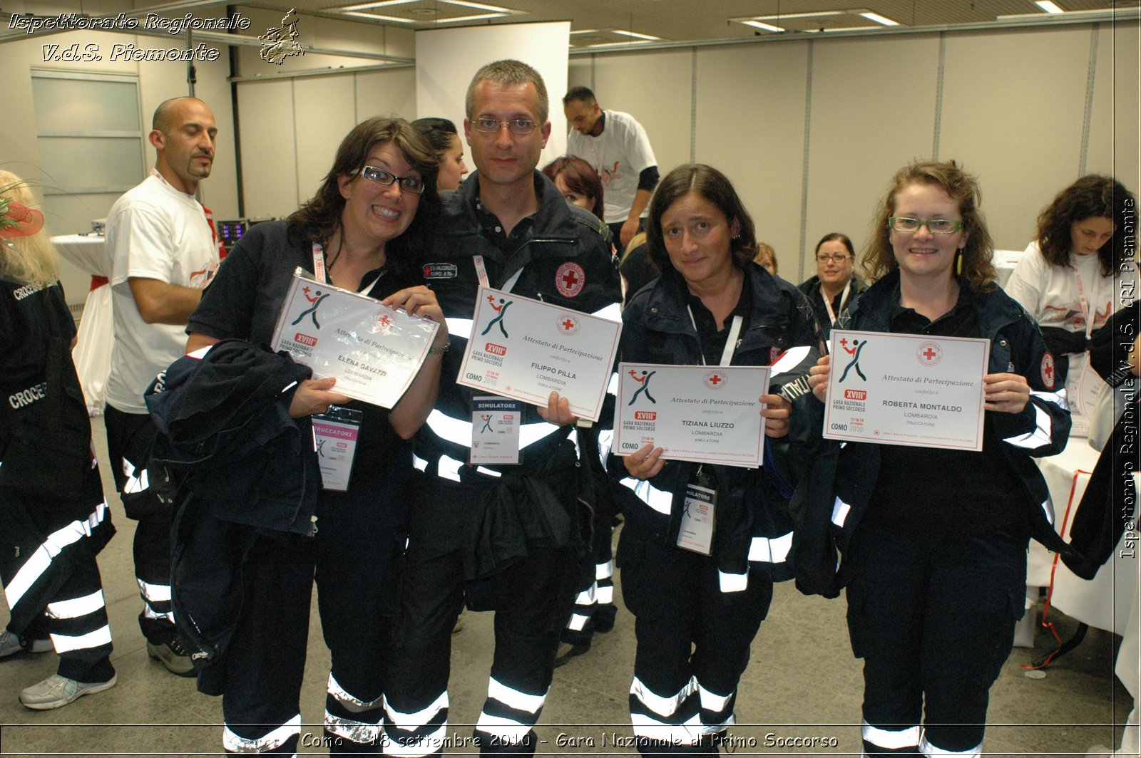 Como - 18 settembre 2010 - Gara Nazionale di Primo Soccorso -  Croce Rossa Italiana - Ispettorato Regionale Volontari del Soccorso Piemonte