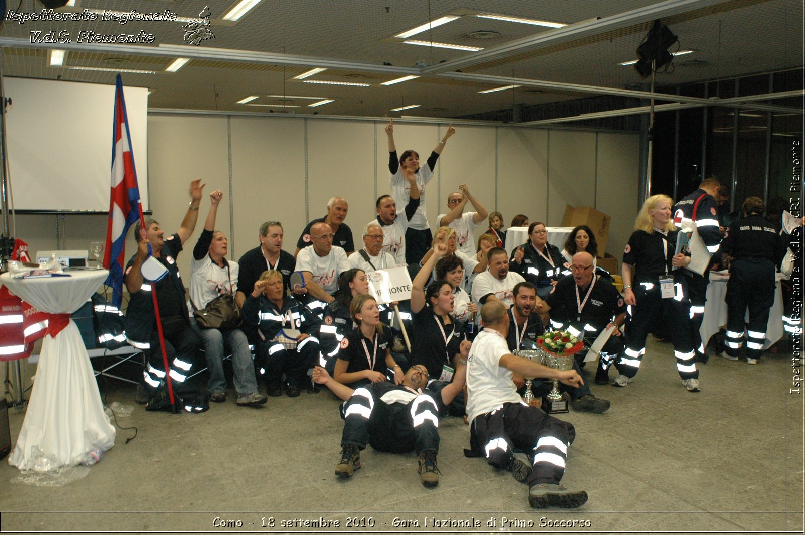 Como - 18 settembre 2010 - Gara Nazionale di Primo Soccorso -  Croce Rossa Italiana - Ispettorato Regionale Volontari del Soccorso Piemonte