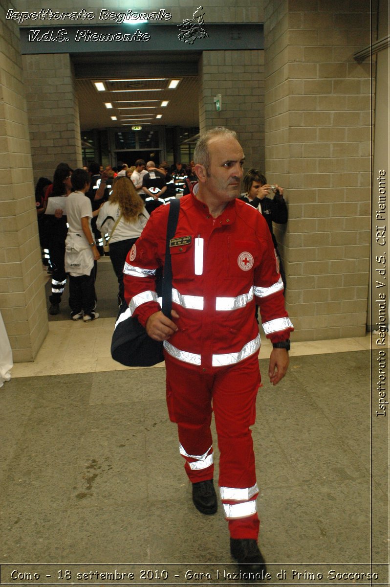 Como - 18 settembre 2010 - Gara Nazionale di Primo Soccorso -  Croce Rossa Italiana - Ispettorato Regionale Volontari del Soccorso Piemonte