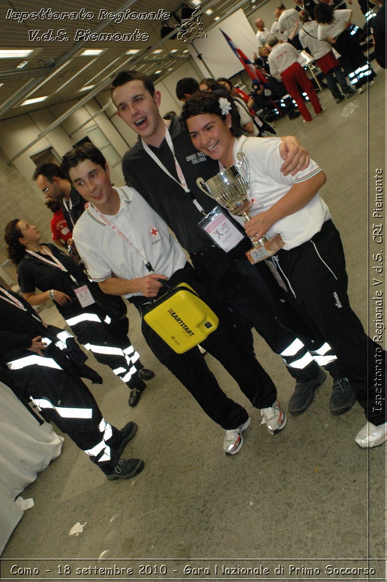 Como - 18 settembre 2010 - Gara Nazionale di Primo Soccorso -  Croce Rossa Italiana - Ispettorato Regionale Volontari del Soccorso Piemonte