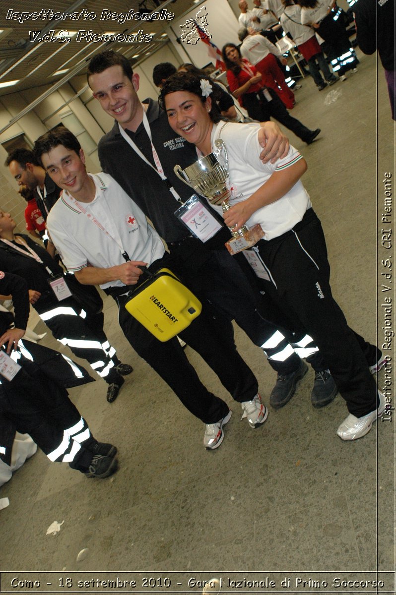 Como - 18 settembre 2010 - Gara Nazionale di Primo Soccorso -  Croce Rossa Italiana - Ispettorato Regionale Volontari del Soccorso Piemonte