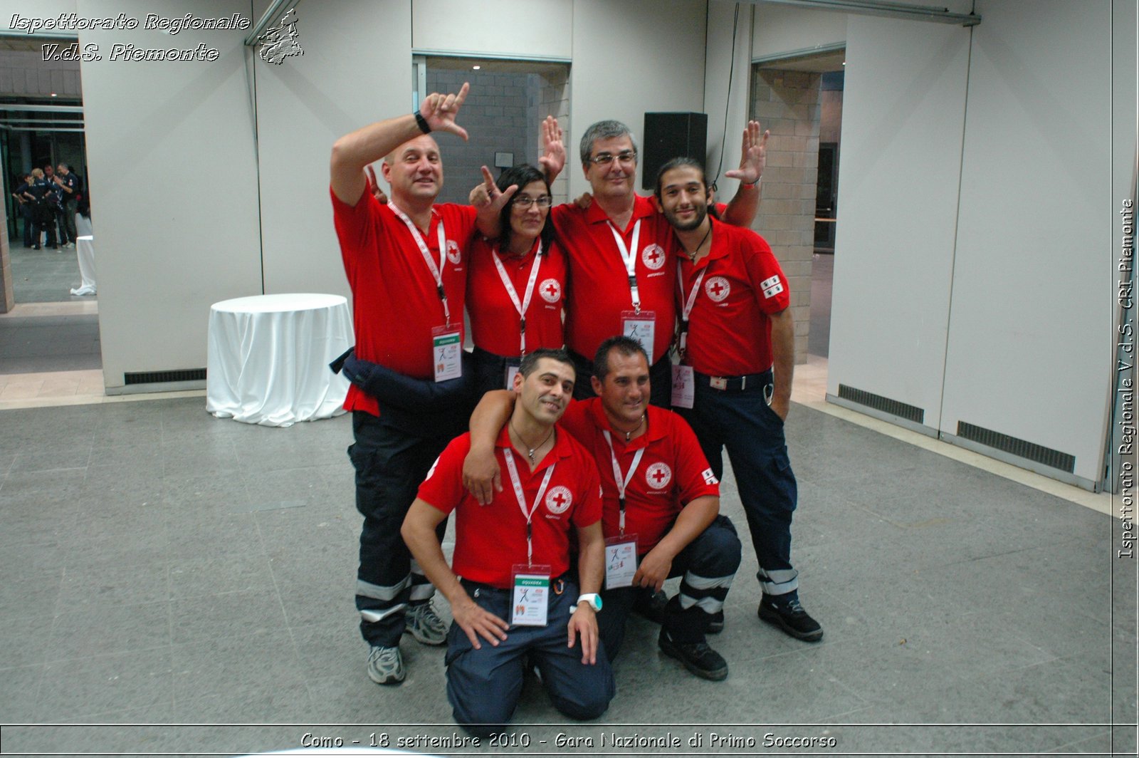 Como - 18 settembre 2010 - Gara Nazionale di Primo Soccorso -  Croce Rossa Italiana - Ispettorato Regionale Volontari del Soccorso Piemonte