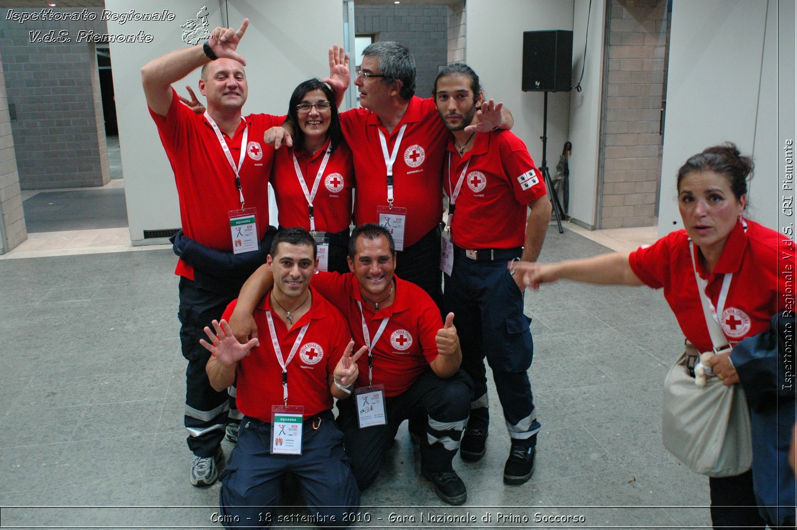 Como - 18 settembre 2010 - Gara Nazionale di Primo Soccorso -  Croce Rossa Italiana - Ispettorato Regionale Volontari del Soccorso Piemonte