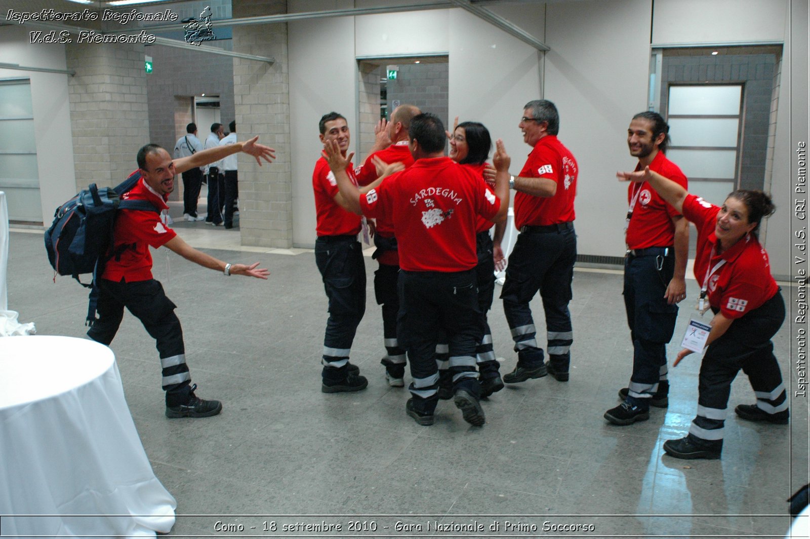 Como - 18 settembre 2010 - Gara Nazionale di Primo Soccorso -  Croce Rossa Italiana - Ispettorato Regionale Volontari del Soccorso Piemonte