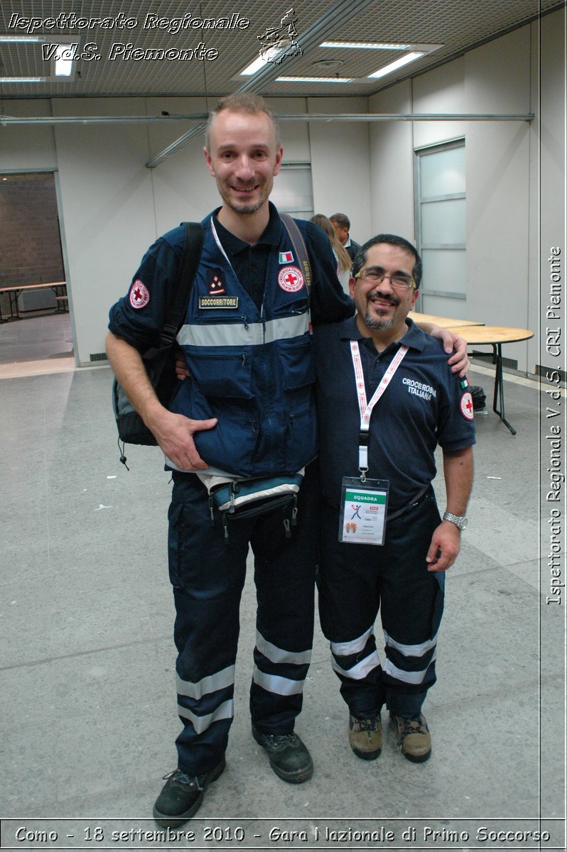 Como - 18 settembre 2010 - Gara Nazionale di Primo Soccorso -  Croce Rossa Italiana - Ispettorato Regionale Volontari del Soccorso Piemonte