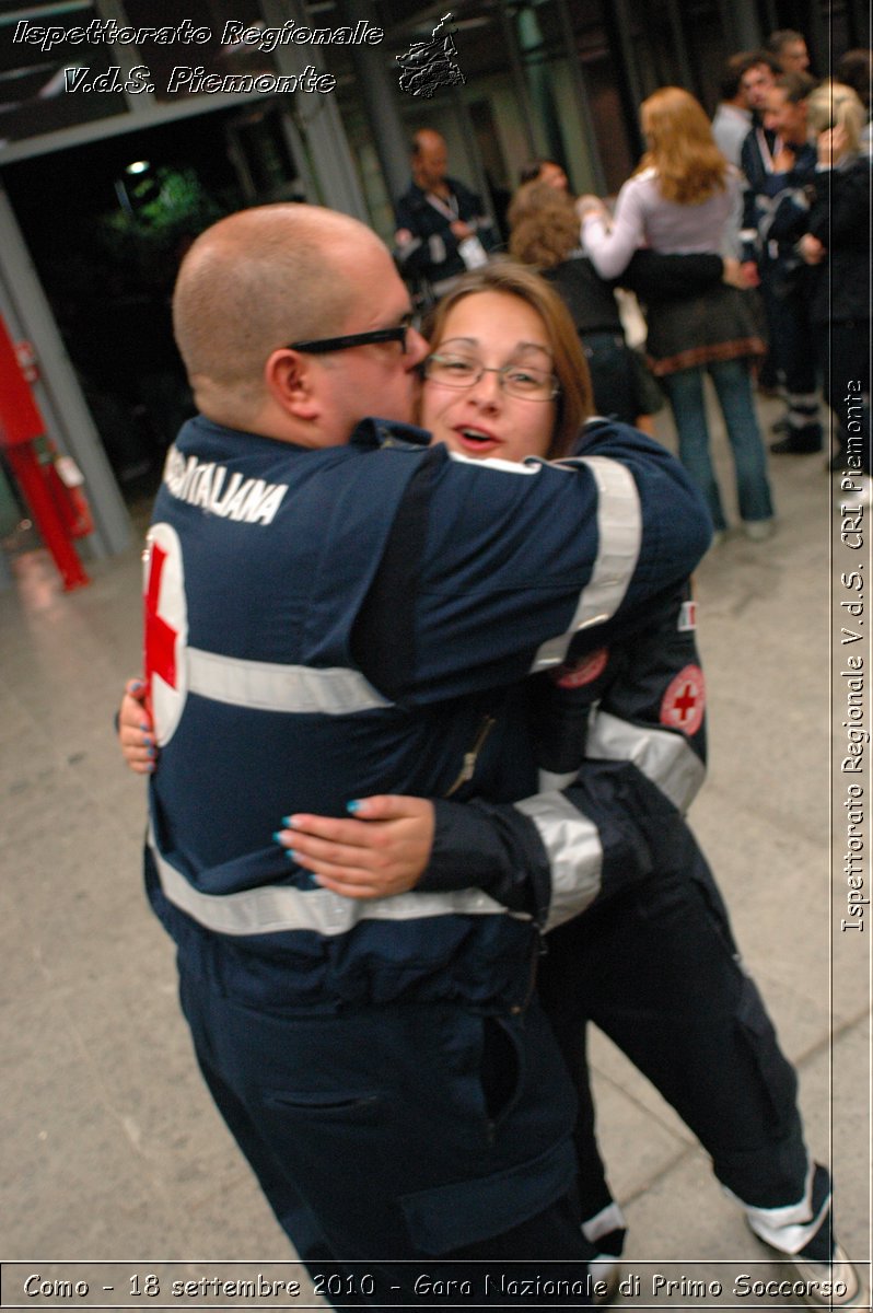 Como - 18 settembre 2010 - Gara Nazionale di Primo Soccorso -  Croce Rossa Italiana - Ispettorato Regionale Volontari del Soccorso Piemonte