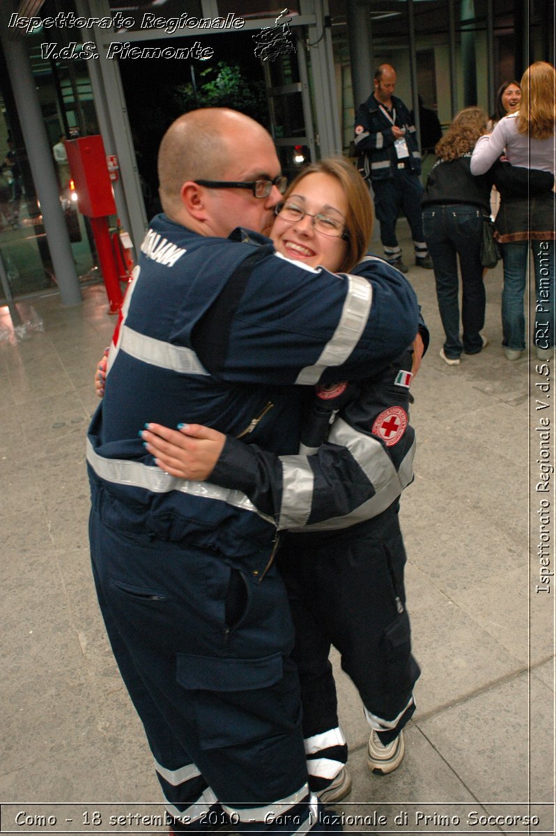 Como - 18 settembre 2010 - Gara Nazionale di Primo Soccorso -  Croce Rossa Italiana - Ispettorato Regionale Volontari del Soccorso Piemonte