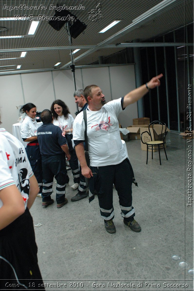 Como - 18 settembre 2010 - Gara Nazionale di Primo Soccorso -  Croce Rossa Italiana - Ispettorato Regionale Volontari del Soccorso Piemonte