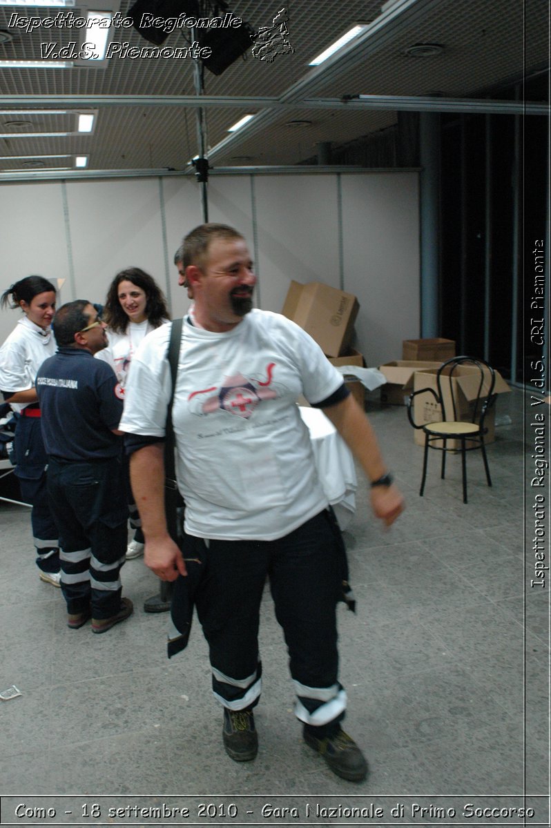 Como - 18 settembre 2010 - Gara Nazionale di Primo Soccorso -  Croce Rossa Italiana - Ispettorato Regionale Volontari del Soccorso Piemonte