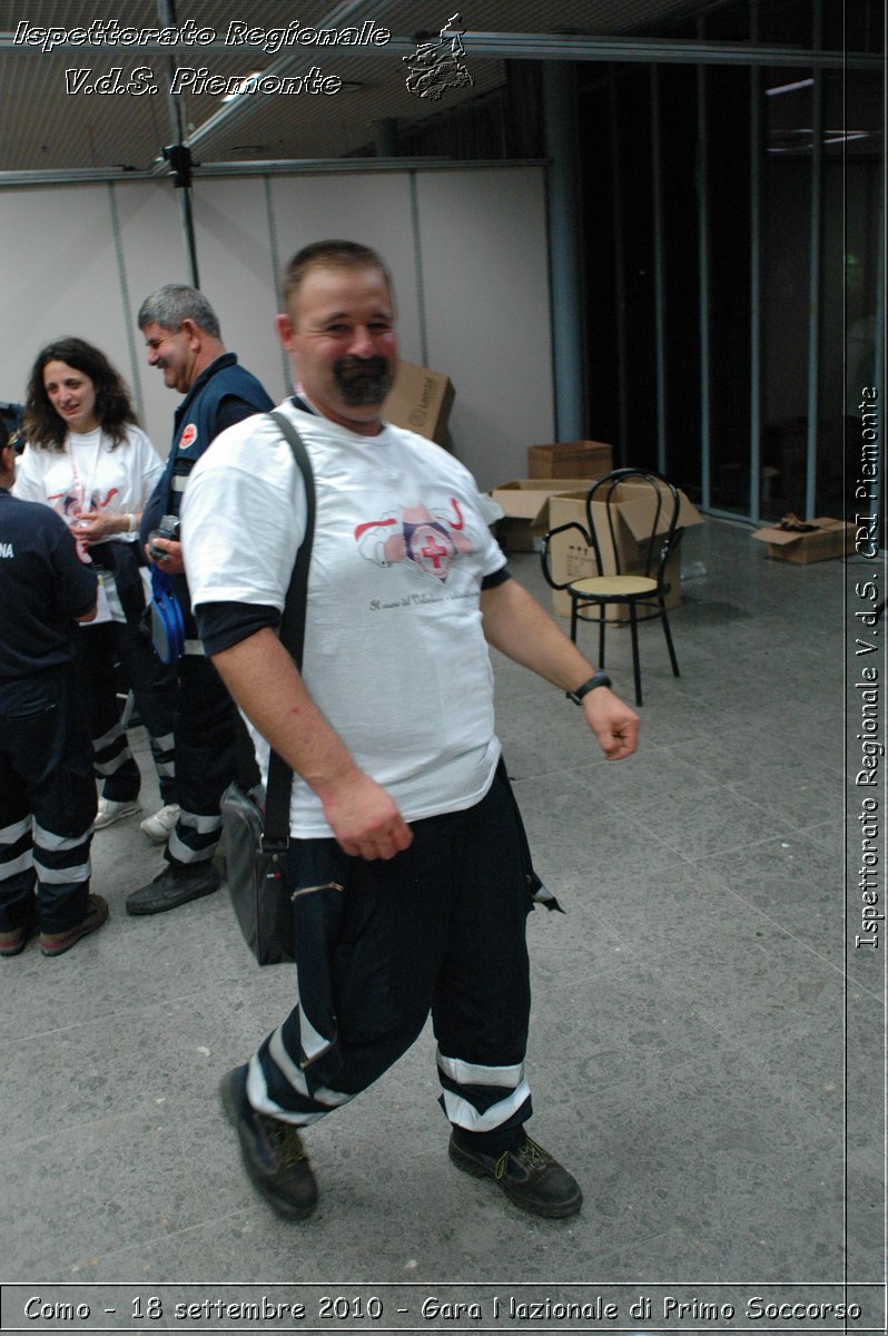 Como - 18 settembre 2010 - Gara Nazionale di Primo Soccorso -  Croce Rossa Italiana - Ispettorato Regionale Volontari del Soccorso Piemonte