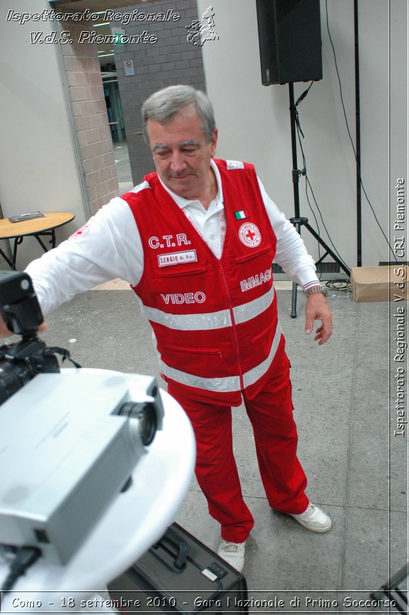 Como - 18 settembre 2010 - Gara Nazionale di Primo Soccorso -  Croce Rossa Italiana - Ispettorato Regionale Volontari del Soccorso Piemonte