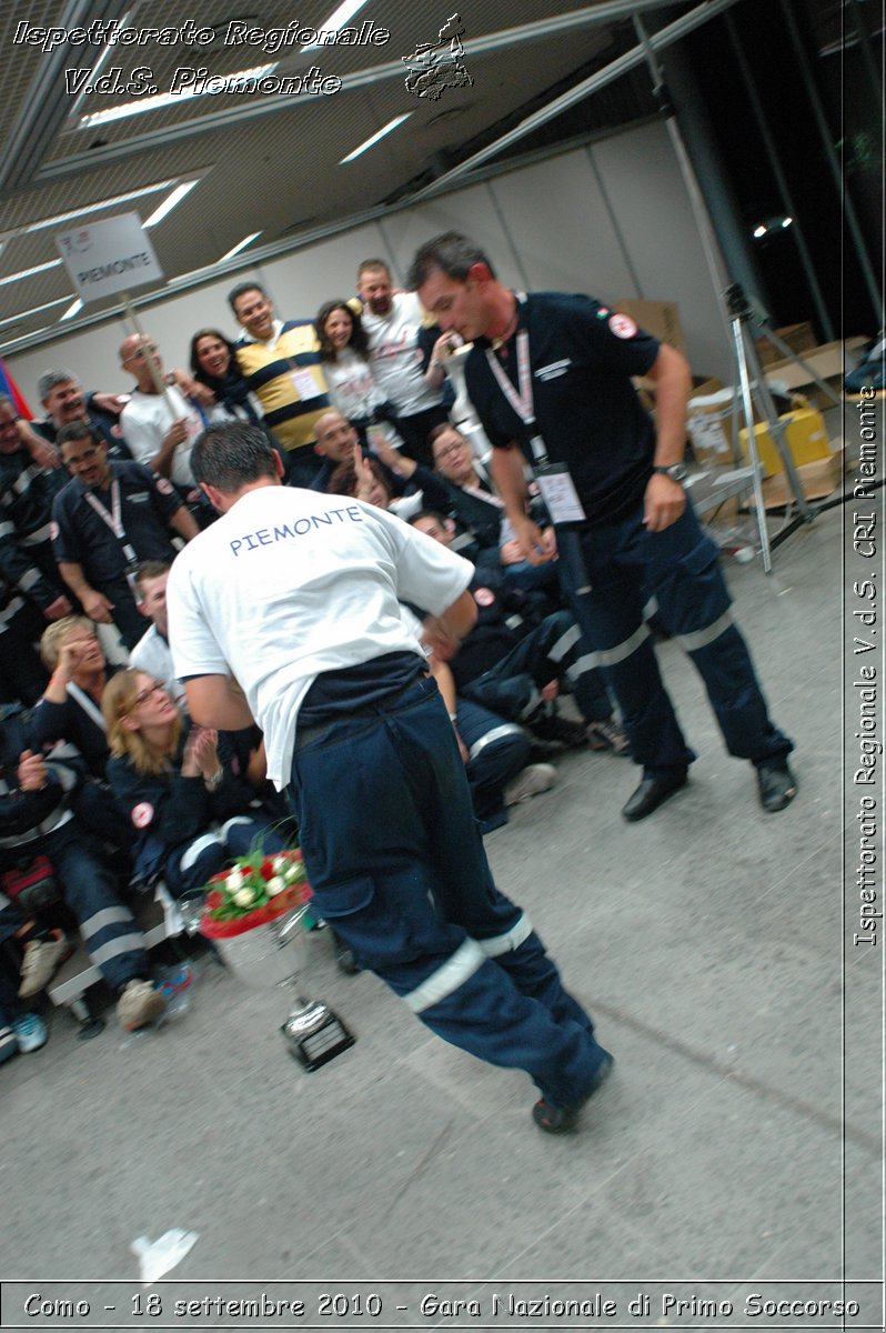 Como - 18 settembre 2010 - Gara Nazionale di Primo Soccorso -  Croce Rossa Italiana - Ispettorato Regionale Volontari del Soccorso Piemonte