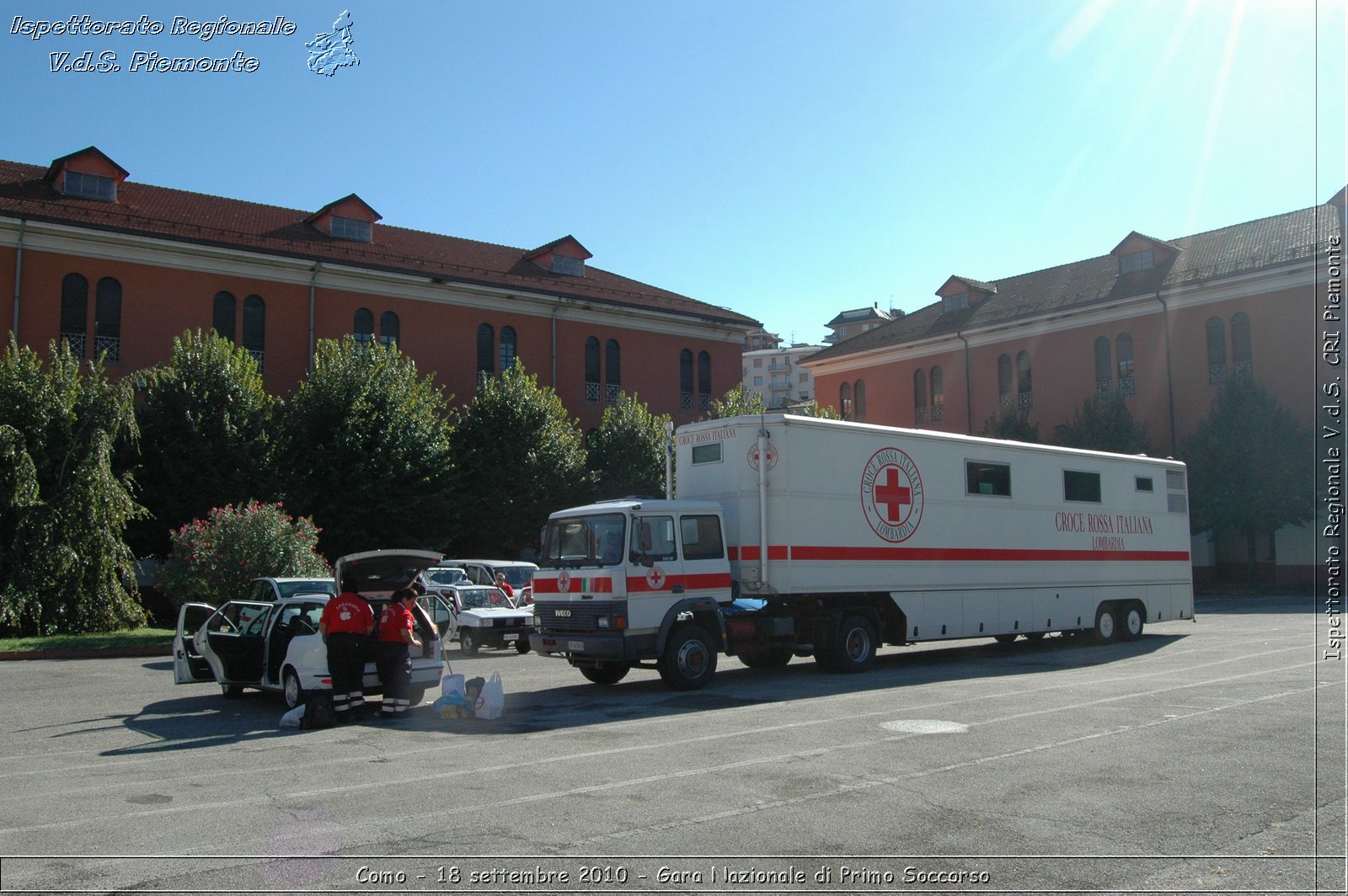 Como - 18 settembre 2010 - Gara Nazionale di Primo Soccorso -  Croce Rossa Italiana - Ispettorato Regionale Volontari del Soccorso Piemonte