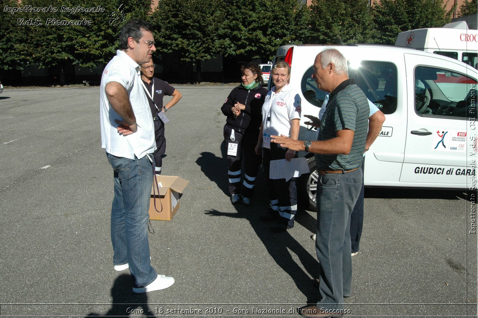 Como - 18 settembre 2010 - Gara Nazionale di Primo Soccorso -  Croce Rossa Italiana - Ispettorato Regionale Volontari del Soccorso Piemonte