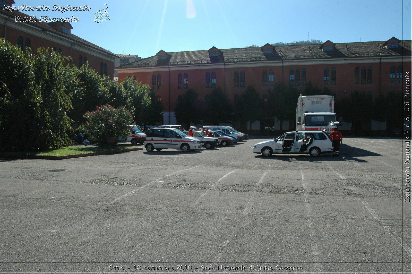 Como - 18 settembre 2010 - Gara Nazionale di Primo Soccorso -  Croce Rossa Italiana - Ispettorato Regionale Volontari del Soccorso Piemonte