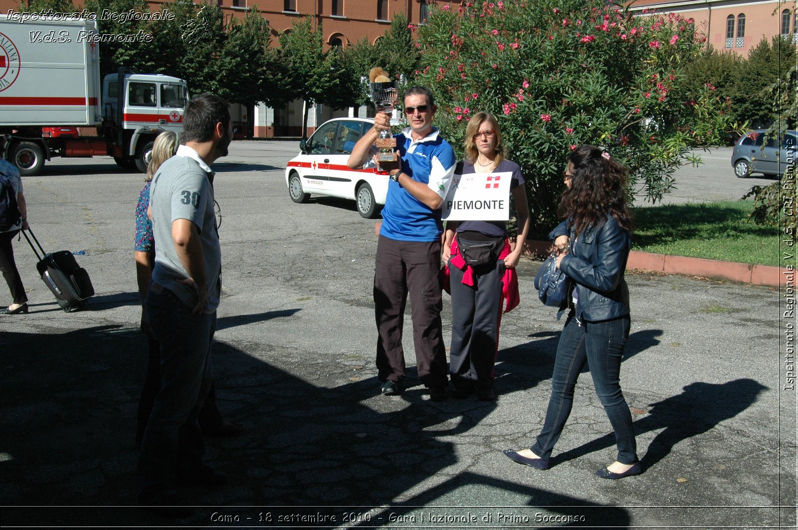 Como - 18 settembre 2010 - Gara Nazionale di Primo Soccorso -  Croce Rossa Italiana - Ispettorato Regionale Volontari del Soccorso Piemonte