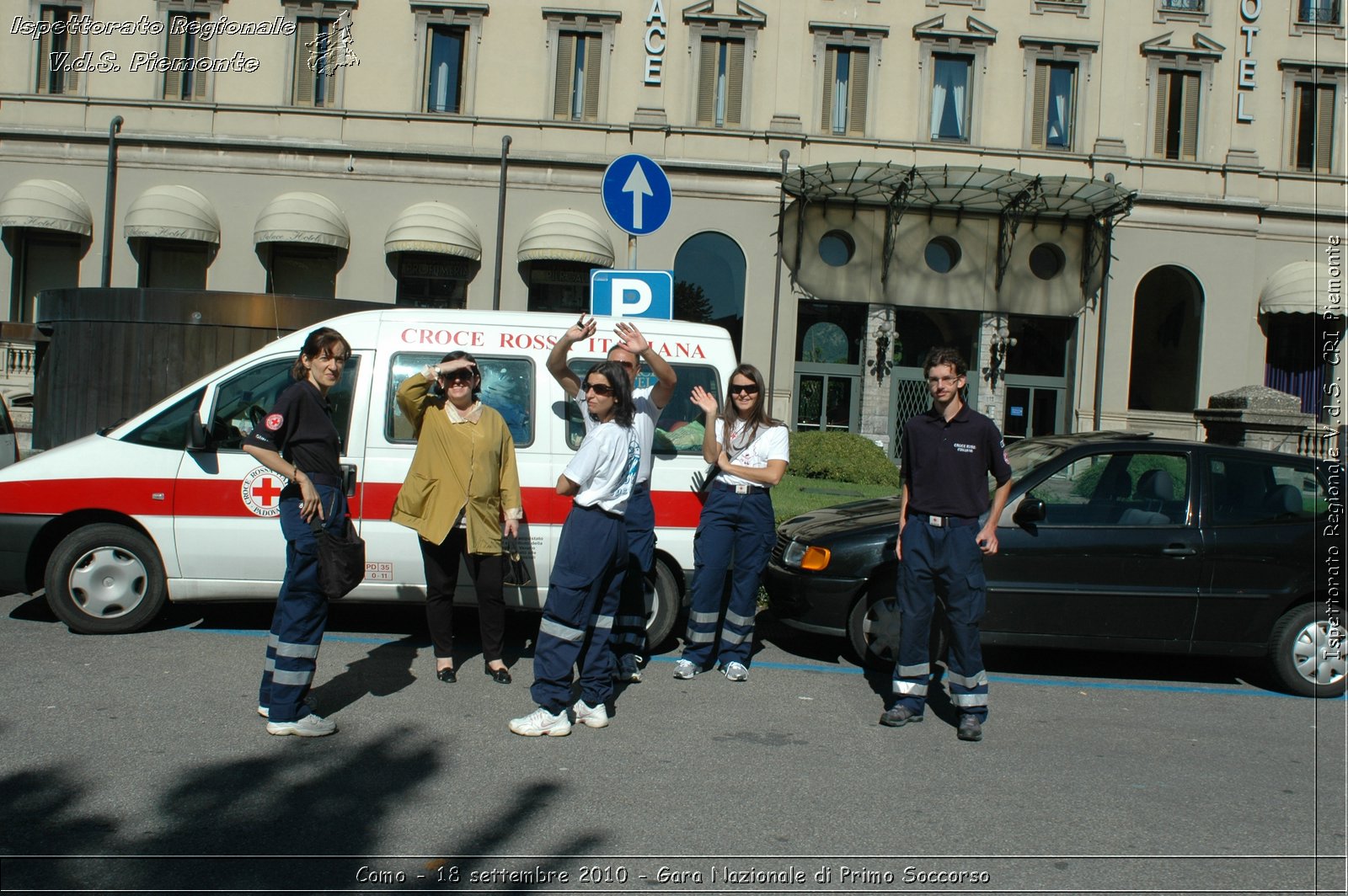 Como - 18 settembre 2010 - Gara Nazionale di Primo Soccorso -  Croce Rossa Italiana - Ispettorato Regionale Volontari del Soccorso Piemonte