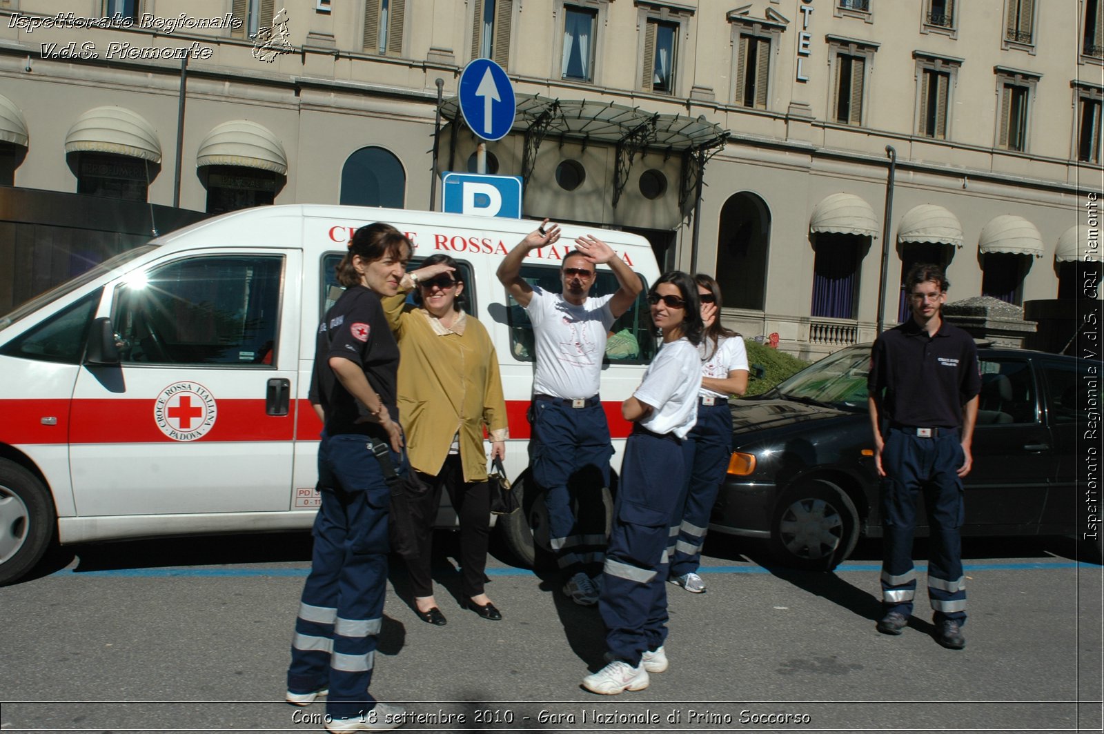 Como - 18 settembre 2010 - Gara Nazionale di Primo Soccorso -  Croce Rossa Italiana - Ispettorato Regionale Volontari del Soccorso Piemonte