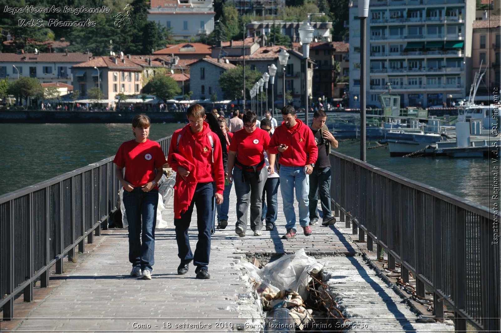 Como - 18 settembre 2010 - Gara Nazionale di Primo Soccorso -  Croce Rossa Italiana - Ispettorato Regionale Volontari del Soccorso Piemonte