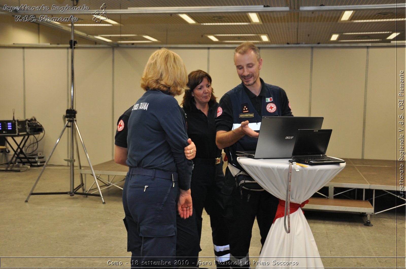 Como - 18 settembre 2010 - Gara Nazionale di Primo Soccorso -  Croce Rossa Italiana - Ispettorato Regionale Volontari del Soccorso Piemonte