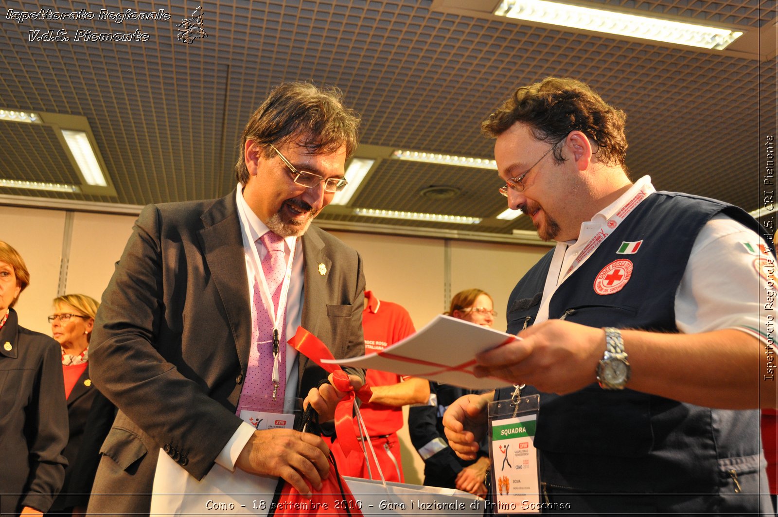 Como - 18 settembre 2010 - Gara Nazionale di Primo Soccorso -  Croce Rossa Italiana - Ispettorato Regionale Volontari del Soccorso Piemonte