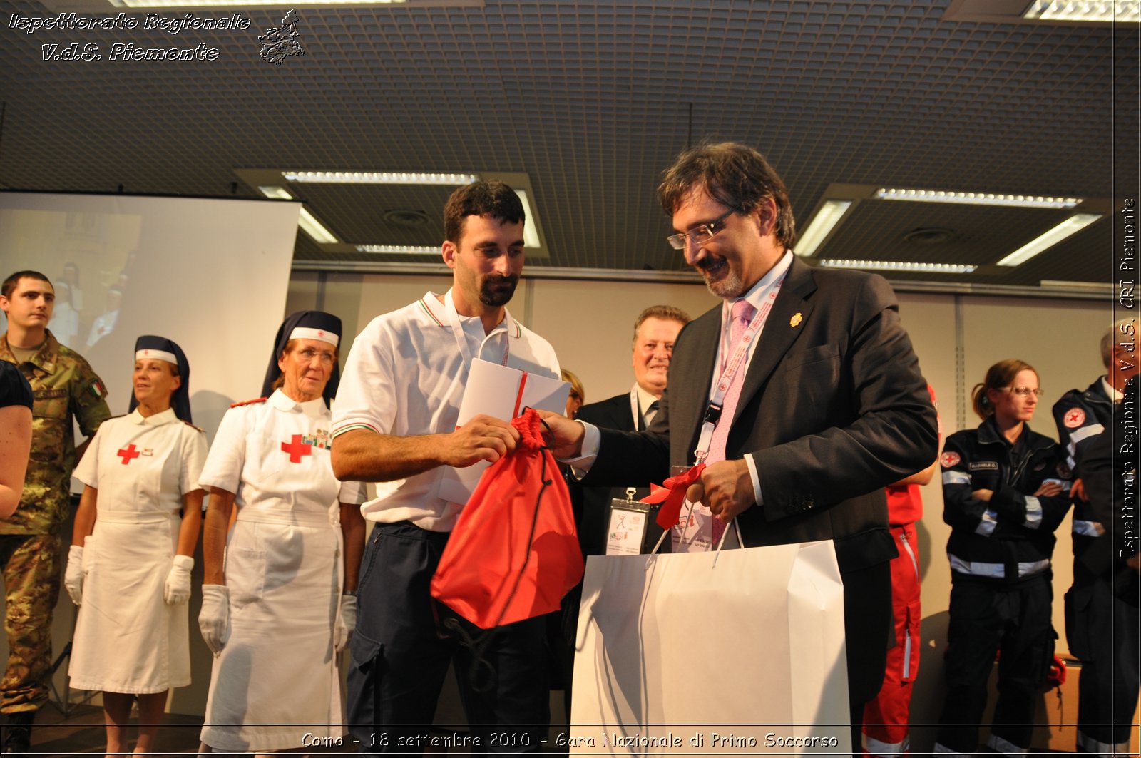 Como - 18 settembre 2010 - Gara Nazionale di Primo Soccorso -  Croce Rossa Italiana - Ispettorato Regionale Volontari del Soccorso Piemonte