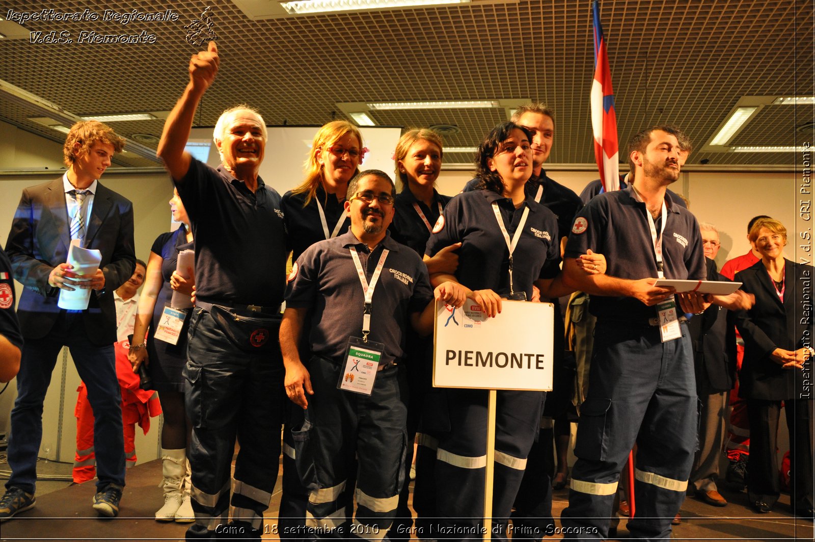 Como - 18 settembre 2010 - Gara Nazionale di Primo Soccorso -  Croce Rossa Italiana - Ispettorato Regionale Volontari del Soccorso Piemonte