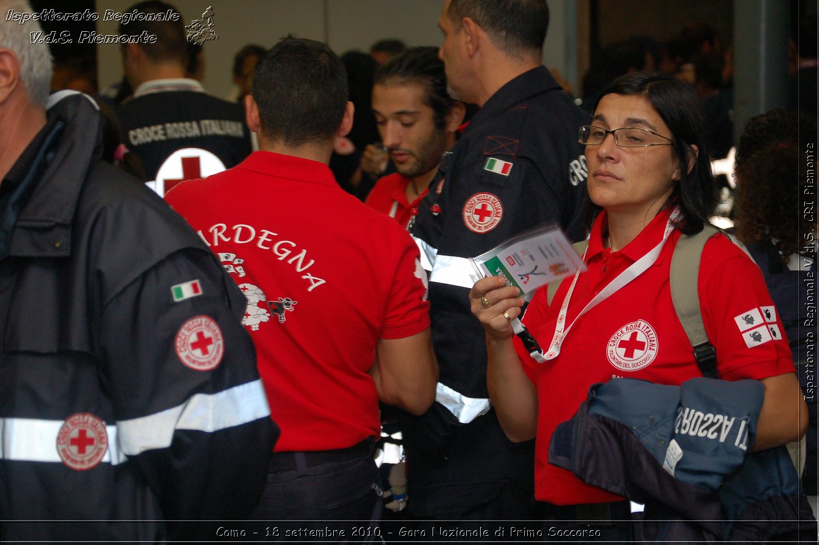 Como - 18 settembre 2010 - Gara Nazionale di Primo Soccorso -  Croce Rossa Italiana - Ispettorato Regionale Volontari del Soccorso Piemonte