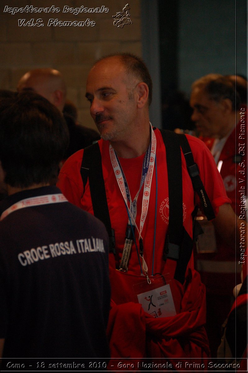 Como - 18 settembre 2010 - Gara Nazionale di Primo Soccorso -  Croce Rossa Italiana - Ispettorato Regionale Volontari del Soccorso Piemonte