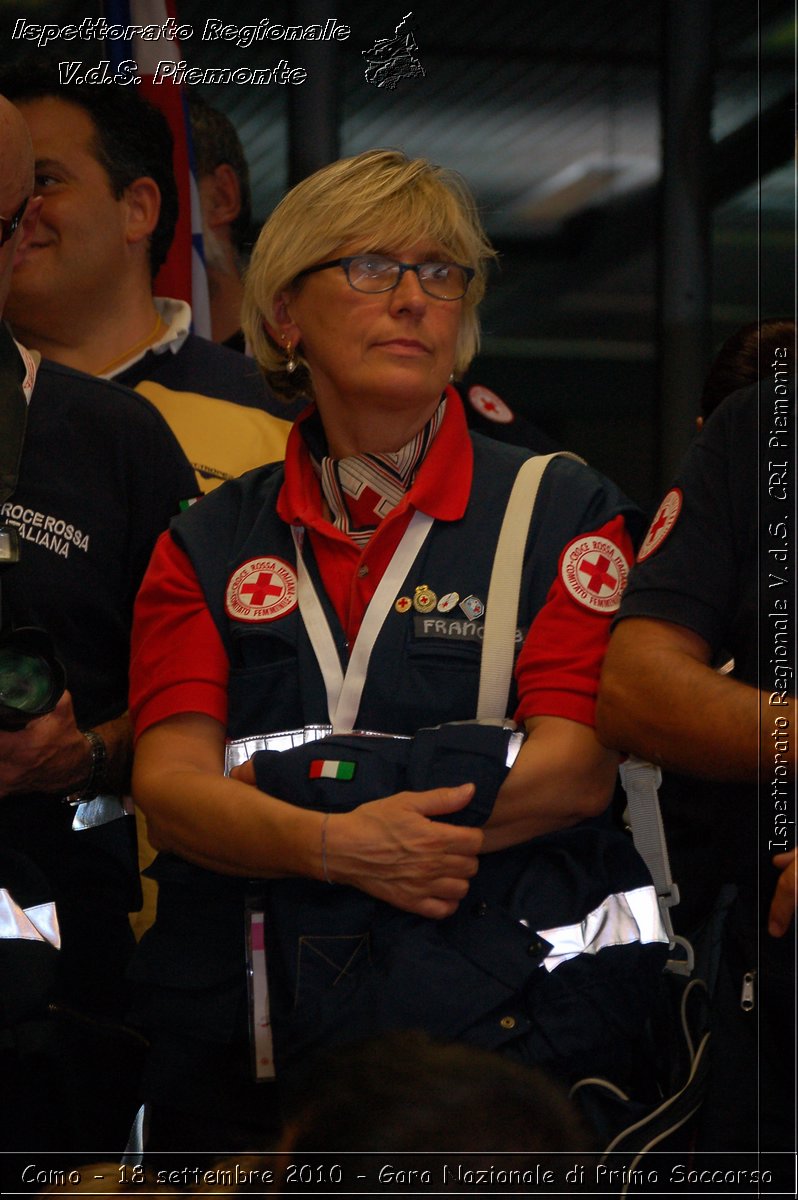 Como - 18 settembre 2010 - Gara Nazionale di Primo Soccorso -  Croce Rossa Italiana - Ispettorato Regionale Volontari del Soccorso Piemonte