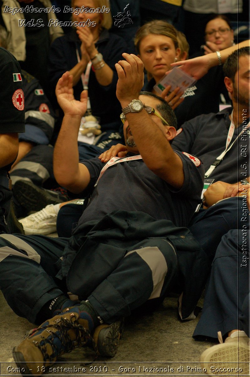 Como - 18 settembre 2010 - Gara Nazionale di Primo Soccorso -  Croce Rossa Italiana - Ispettorato Regionale Volontari del Soccorso Piemonte