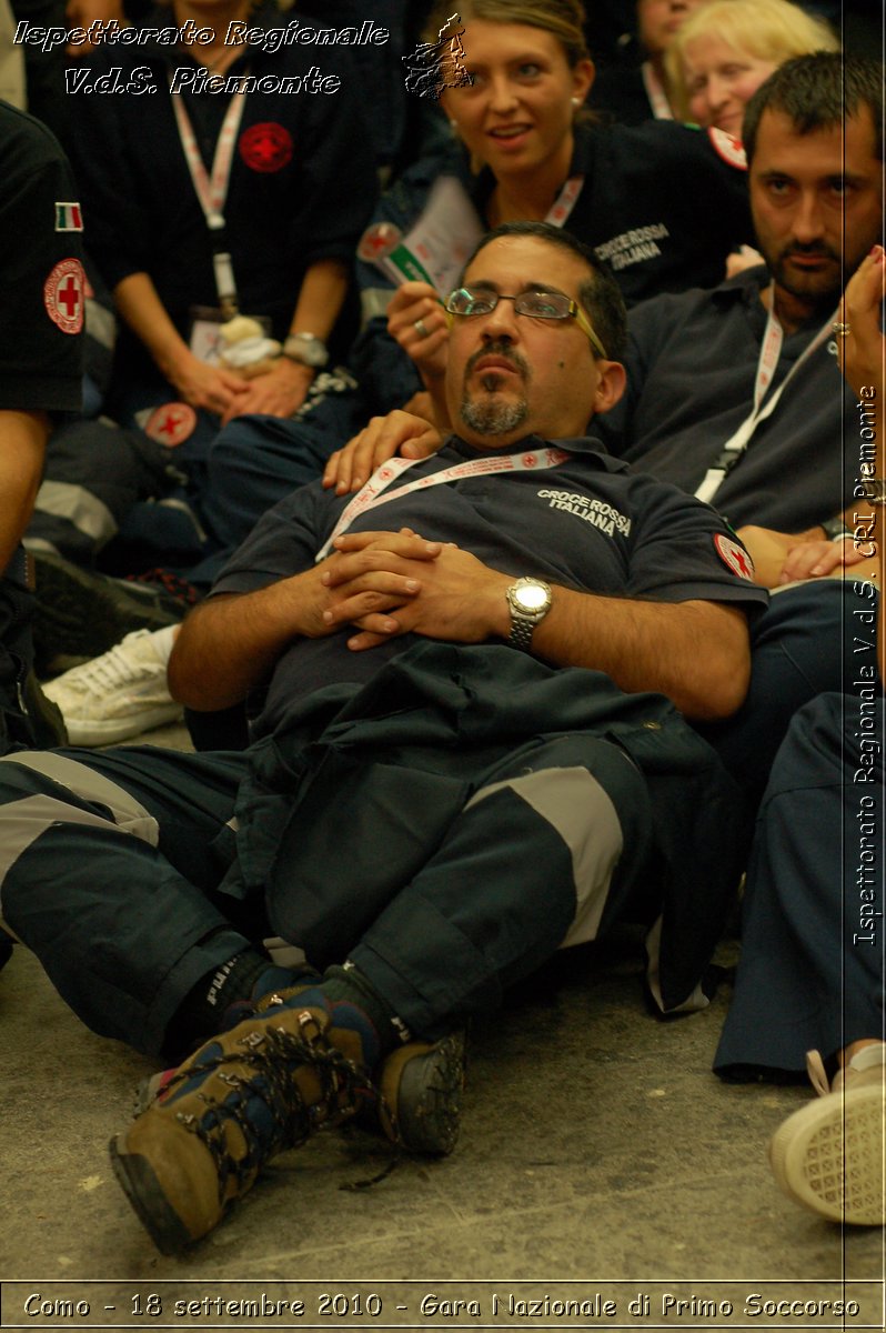 Como - 18 settembre 2010 - Gara Nazionale di Primo Soccorso -  Croce Rossa Italiana - Ispettorato Regionale Volontari del Soccorso Piemonte