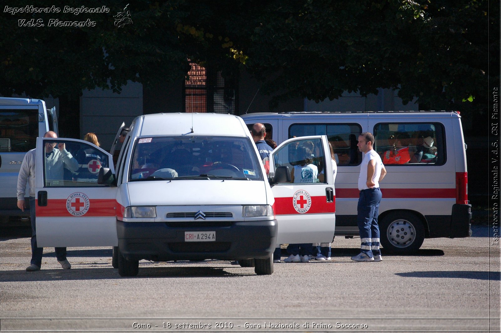 Como - 18 settembre 2010 - Gara Nazionale di Primo Soccorso -  Croce Rossa Italiana - Ispettorato Regionale Volontari del Soccorso Piemonte