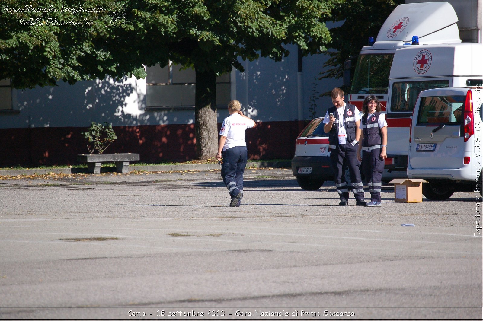 Como - 18 settembre 2010 - Gara Nazionale di Primo Soccorso -  Croce Rossa Italiana - Ispettorato Regionale Volontari del Soccorso Piemonte